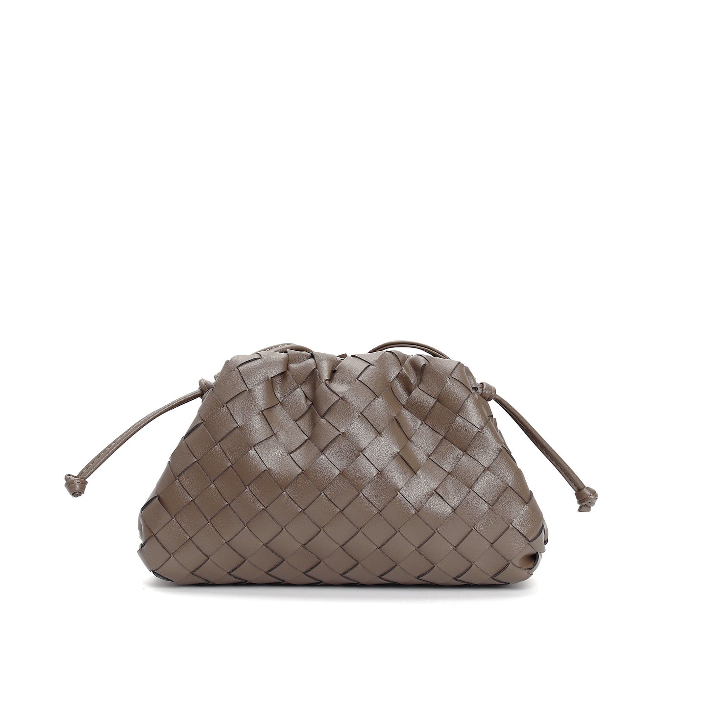 Fashion Clutch Woven Korean Style Cloud Soft Leather Crossbody Bags