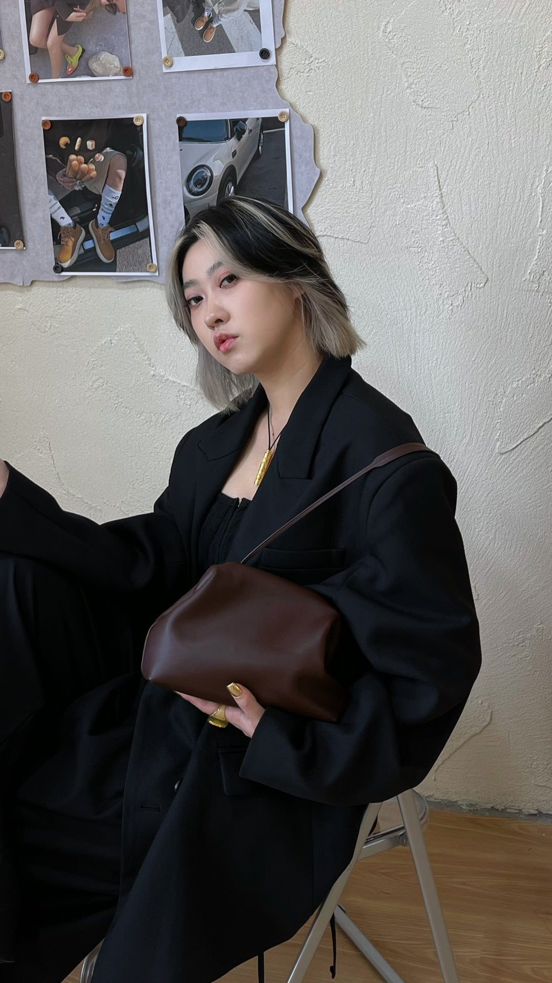 Classy Autumn Shell Cloud Clutch Simple Crossbody Bags