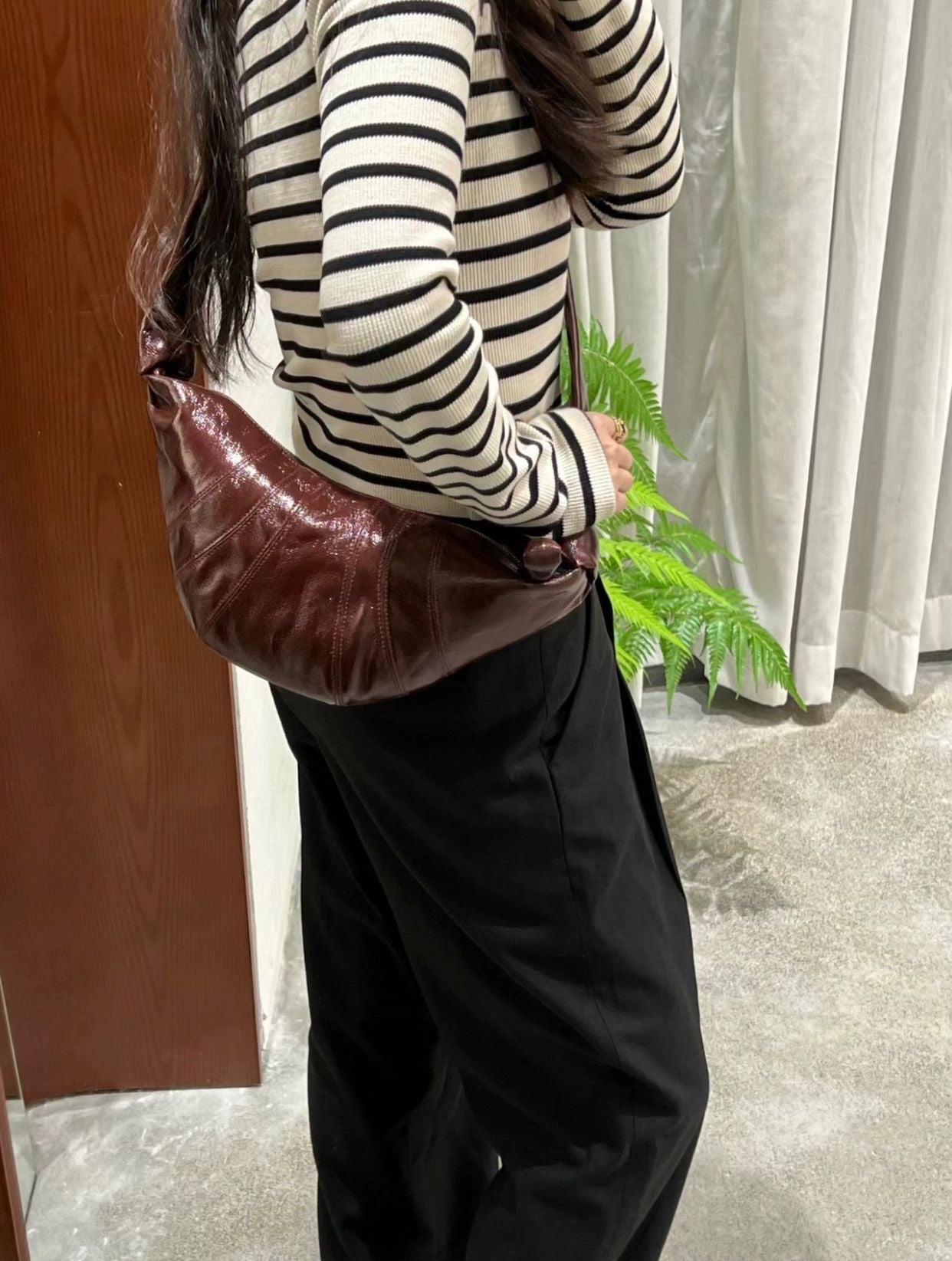 Coated Croissant Tide Can Song Unisex Crossbody Bags
