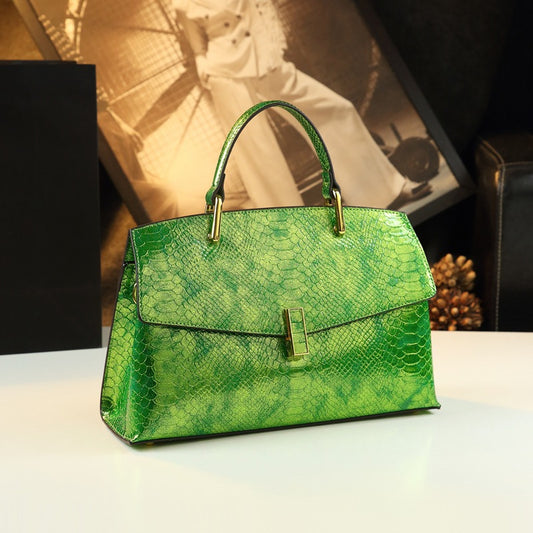 Women's Quality Genuine Leather Fashion Elegant Laser Bags