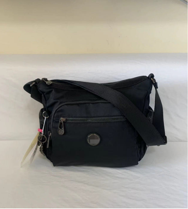 Spring Monkey Mesh Purple Series Nylon Crossbody Bags