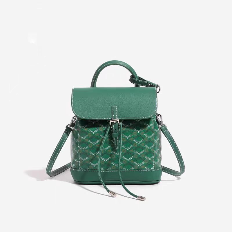 Women's Portable Trendy Contrast Color Retro Backpacks