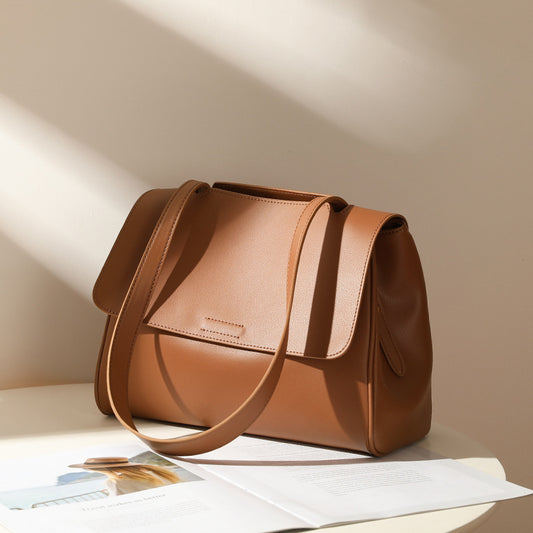 Women's Genuine Leather Soft Large Capacity High-grade Shoulder Bags