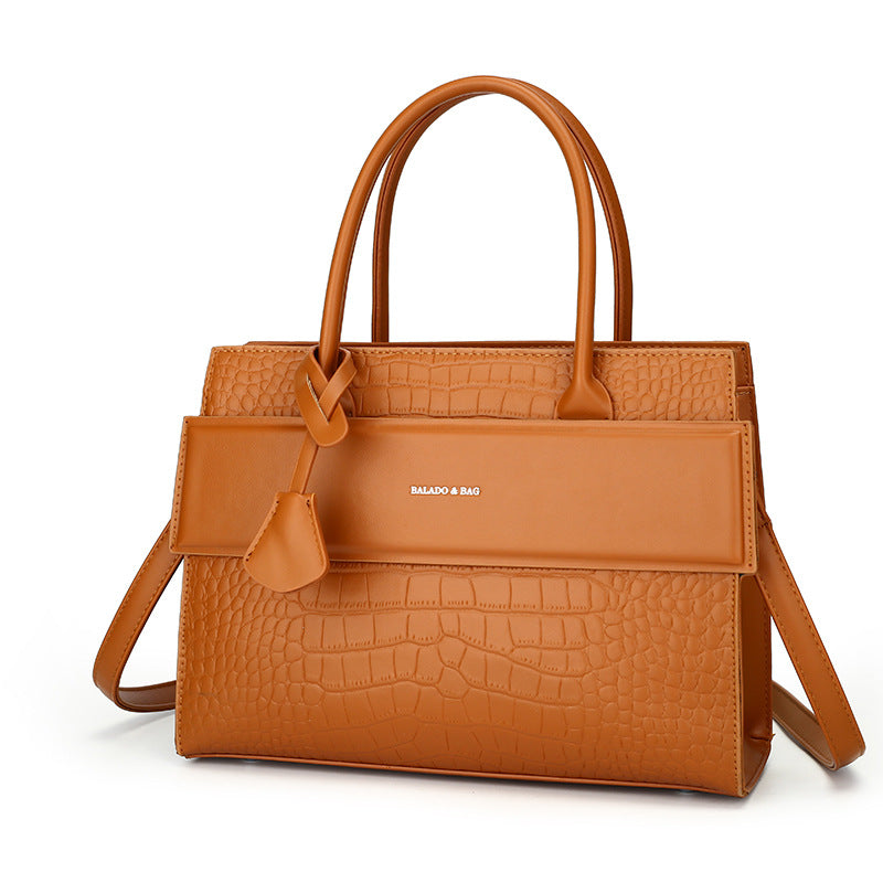 Creative Women's Stone Pattern Mother Advanced Handbags