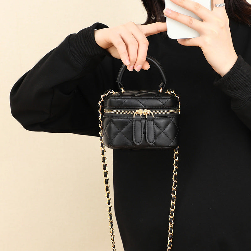 Women's Fashion High Sense Niche Leather Crossbody Bags