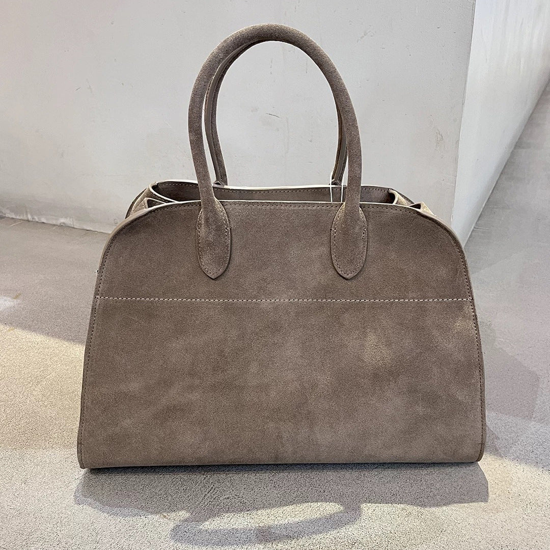 Autumn Large Capacity Totes Genuine Leather Tote Bags