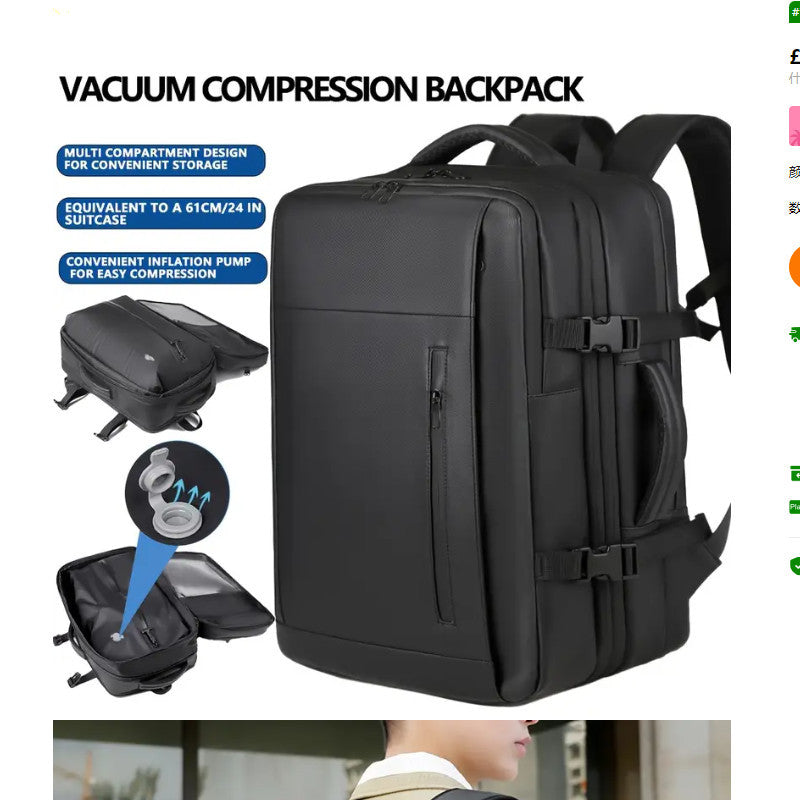 Attractive Compression Airbag Large Capacity Wet Backpacks
