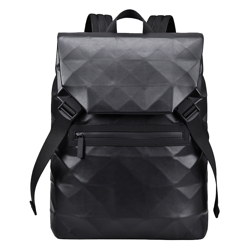 Men's Rhombus Fashionable Business Commute Large Capacity Backpacks