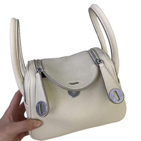 Doctor Lindy Retro Soft Cowhide Lychee Crossbody Bags