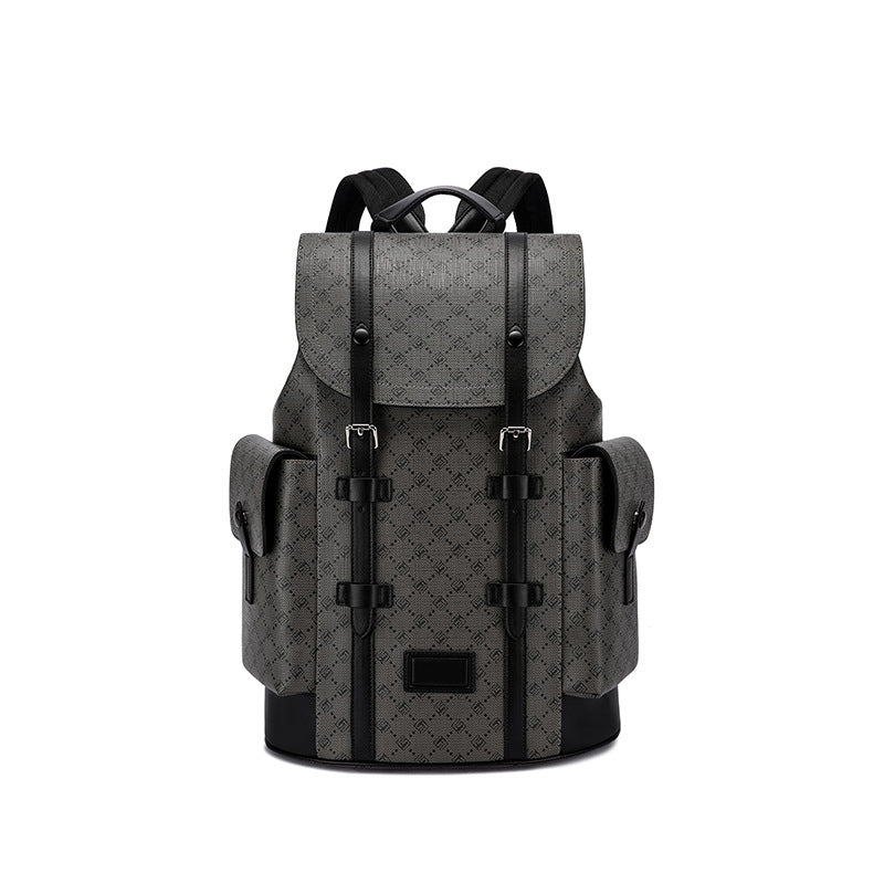 Classic Charming Men's Texture Business Computer Backpacks