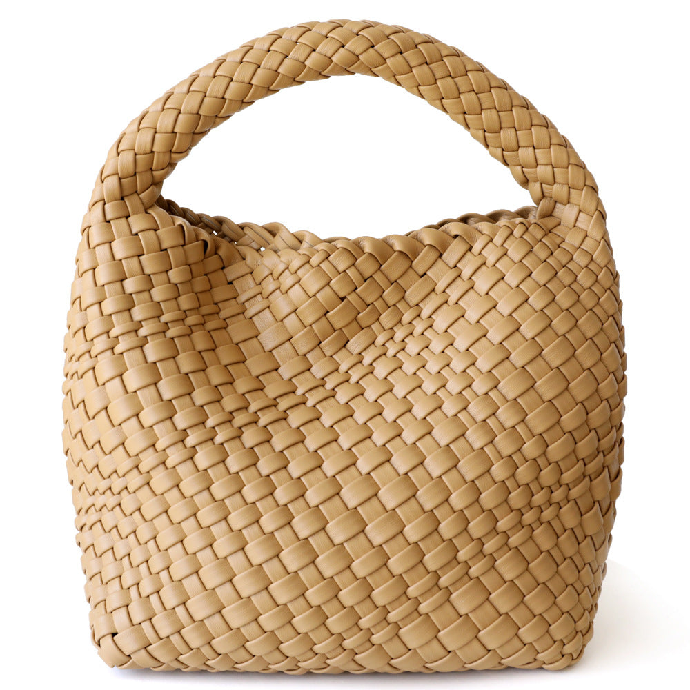 Slouchy Trendy Hand-woven Commuter Mother Portable Handbags