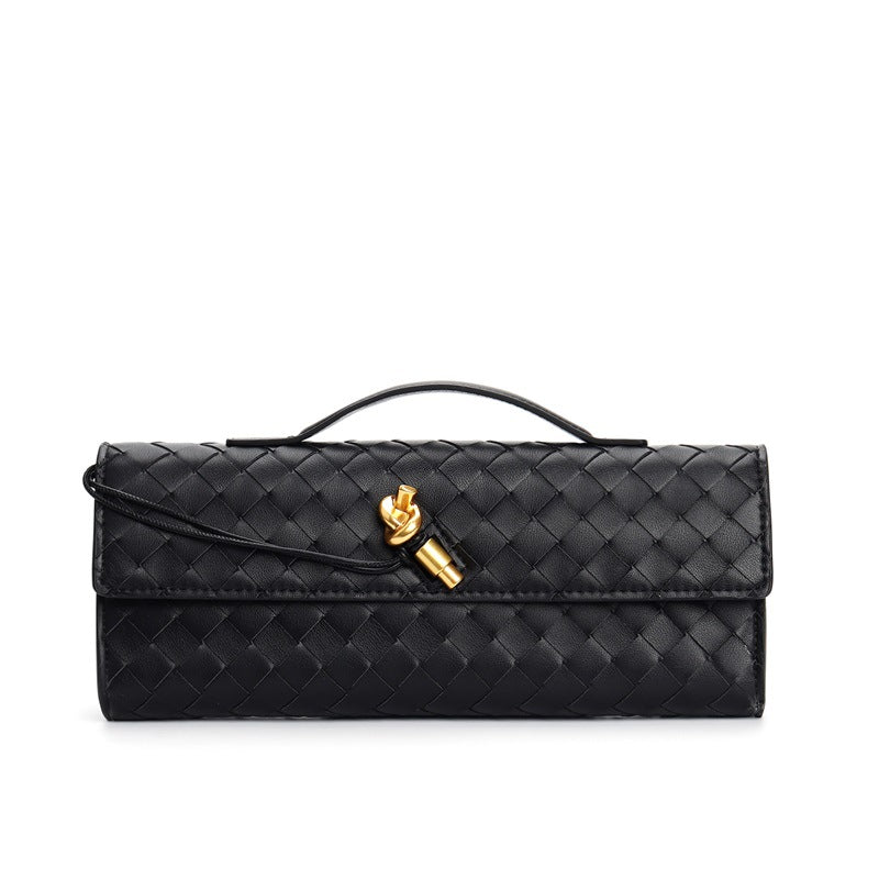 Hand-woven Dinner Baguette Fashion Portable Versatile Armpit Bags
