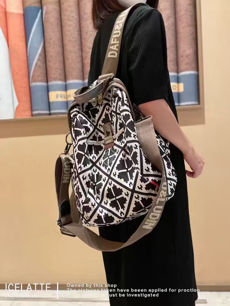Women's Fashion Octopus Oxford Cloth Waterproof Backpacks