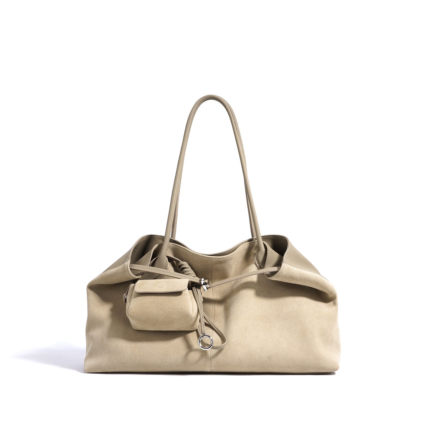 Women's Commuter Large Capacity Underarm Genuine Leather Shoulder Bags