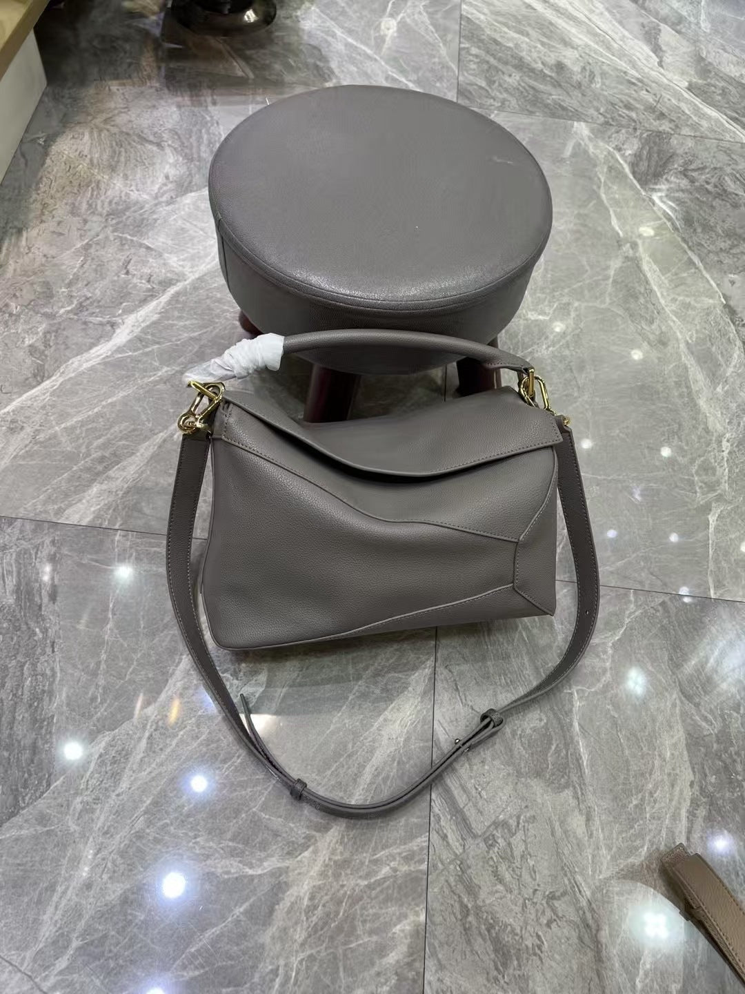 Women's Geometric Lunch Box Color Contrast Patchwork Handbags