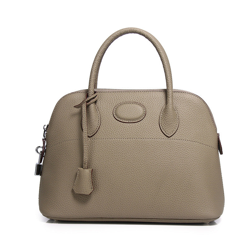 Women's First Layer Cowhide Leather Shell Handbags