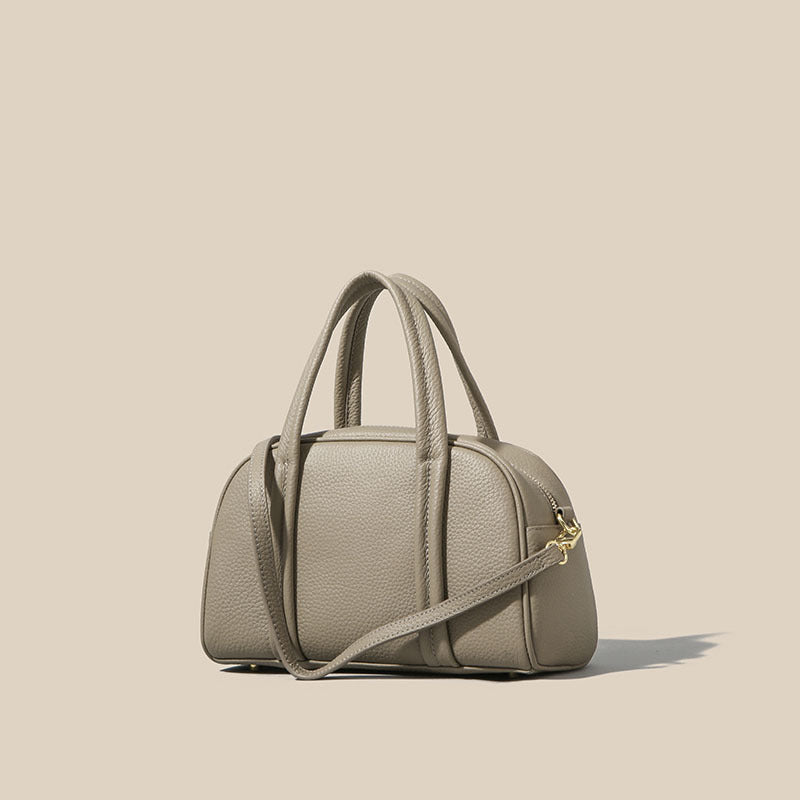 Women's Leather Boston Autumn Layer Cattlehide Fashion Crossbody Bags