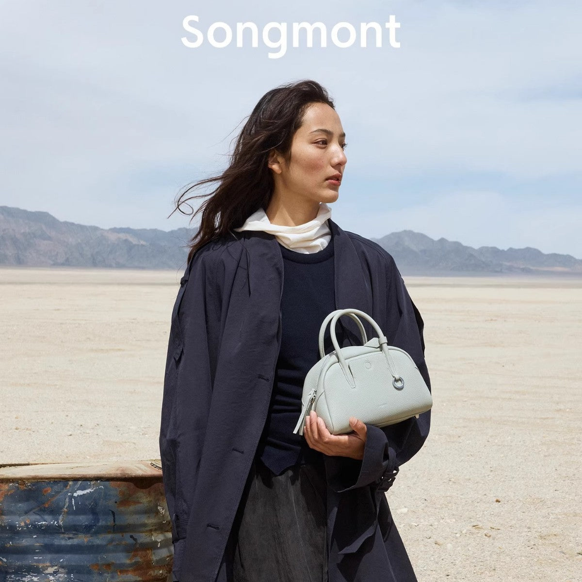 Trendy Loose Bowling Under Mountain Boston Crossbody Bags