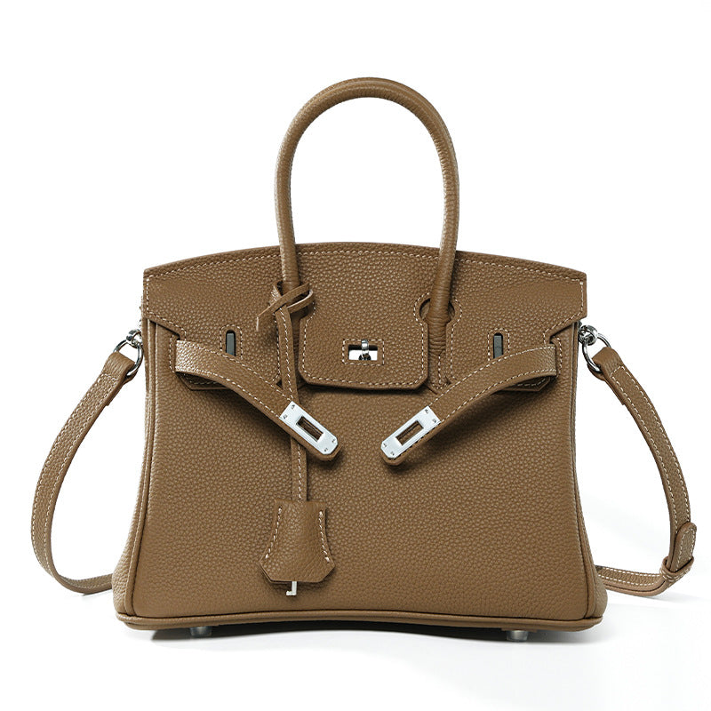Women's Leather Kelly Genuine Large Capacity Niche Handbags