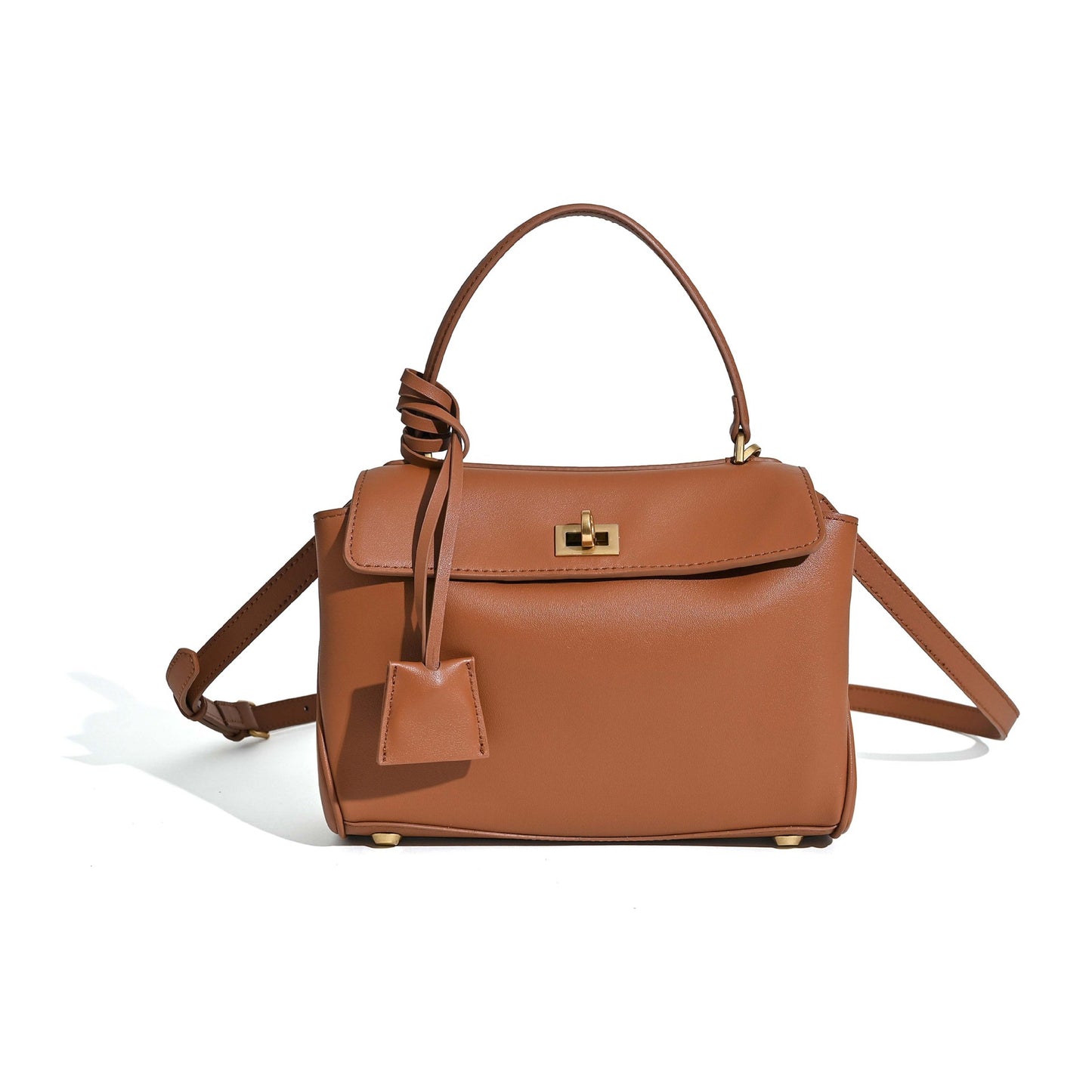 Women's Mini First Layer Cowhide High Sense Simple Handbags