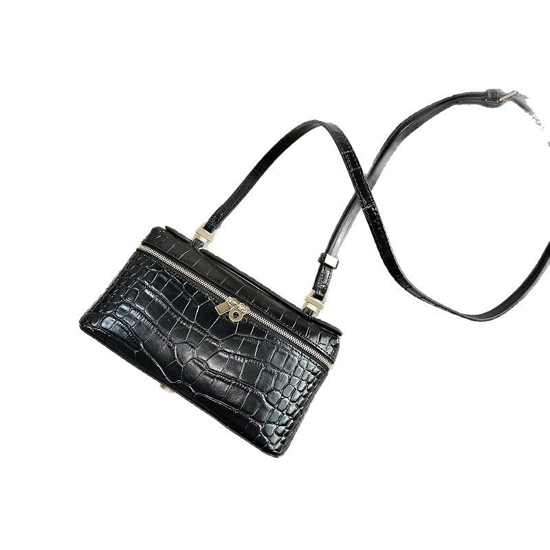 Popular Crocodile Pattern Portable Lunch Box Crossbody Bags