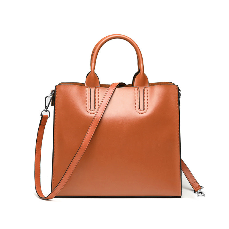 Women's Genuine Leather Big Large Capacity Fashion Shoulder Bags