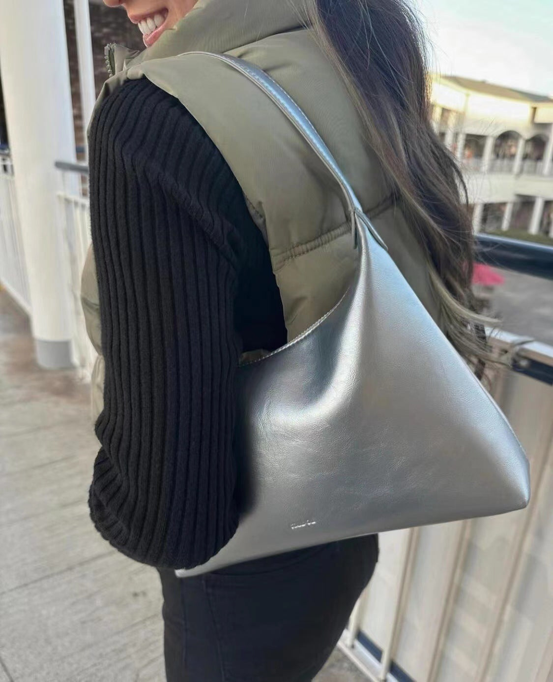 Women's Versatile Niche Plump Portable Underarm Armpit Bags