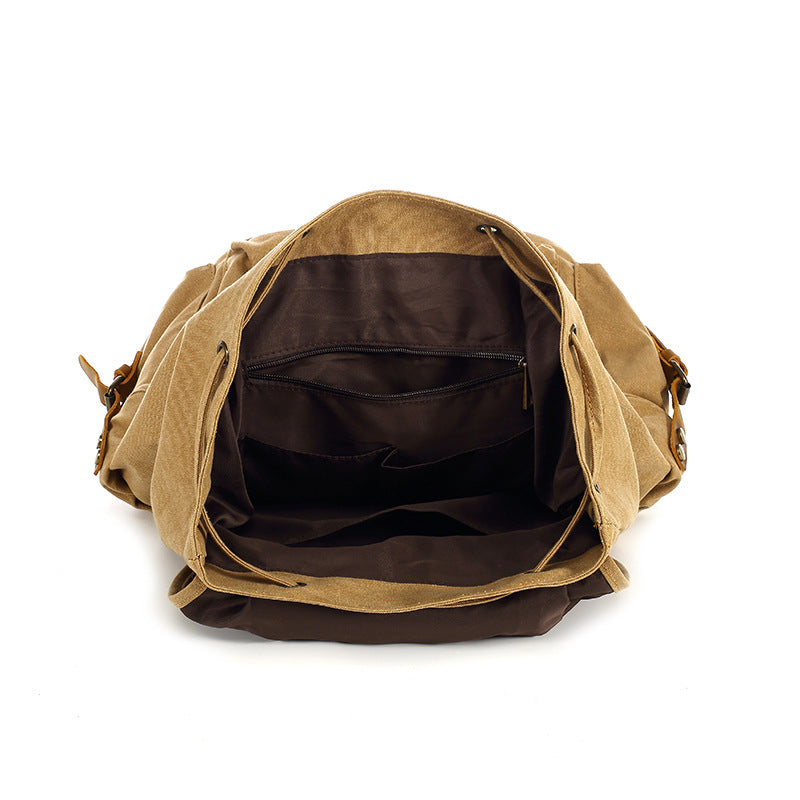 Encrypted Washed Canvas With First Layer Backpacks
