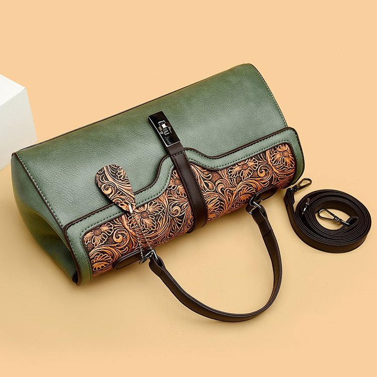 Women's Personalized Sewing Line Retro Fashion Portable Bags