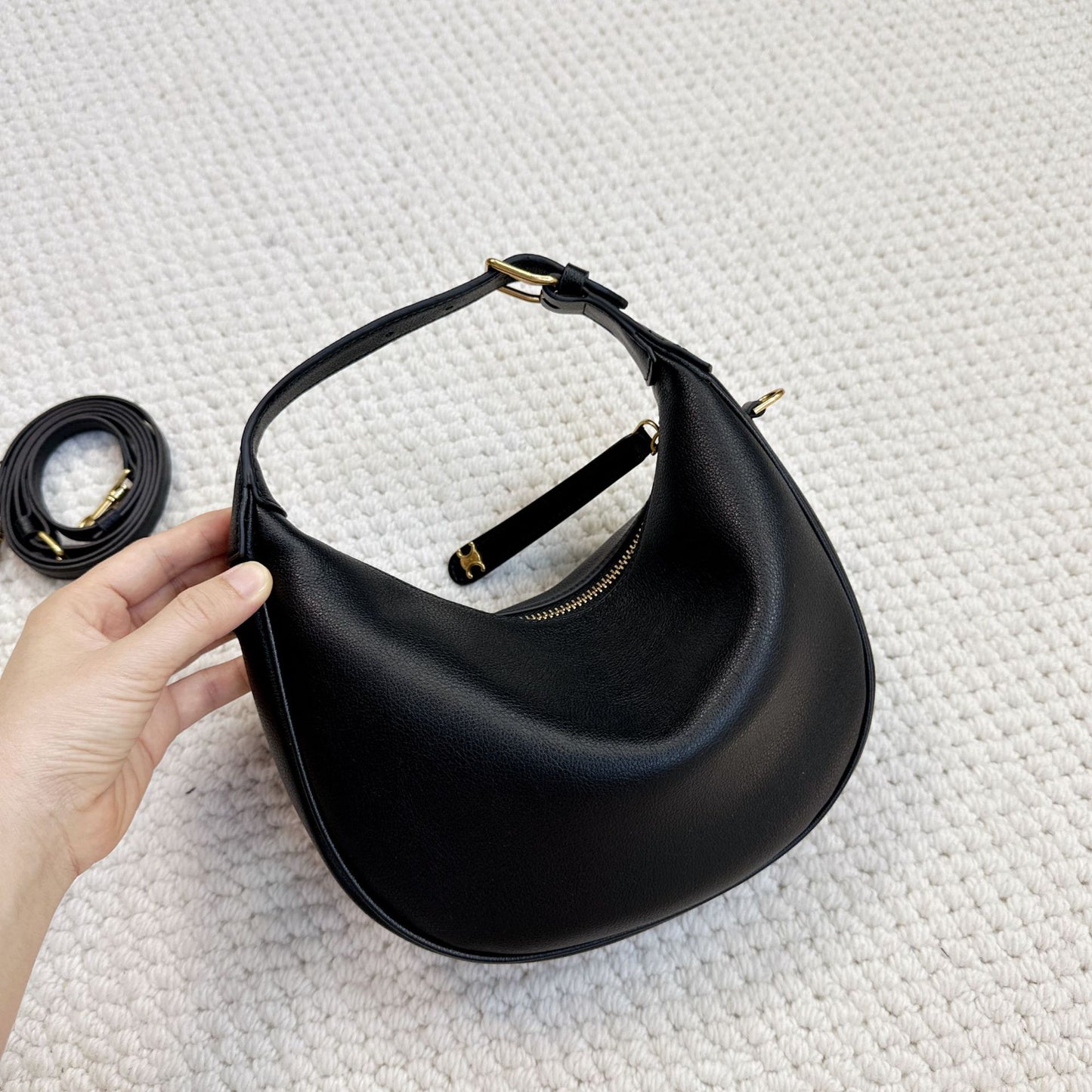 Genuine Leather Arc Selenodont Advanced Fashion Bags