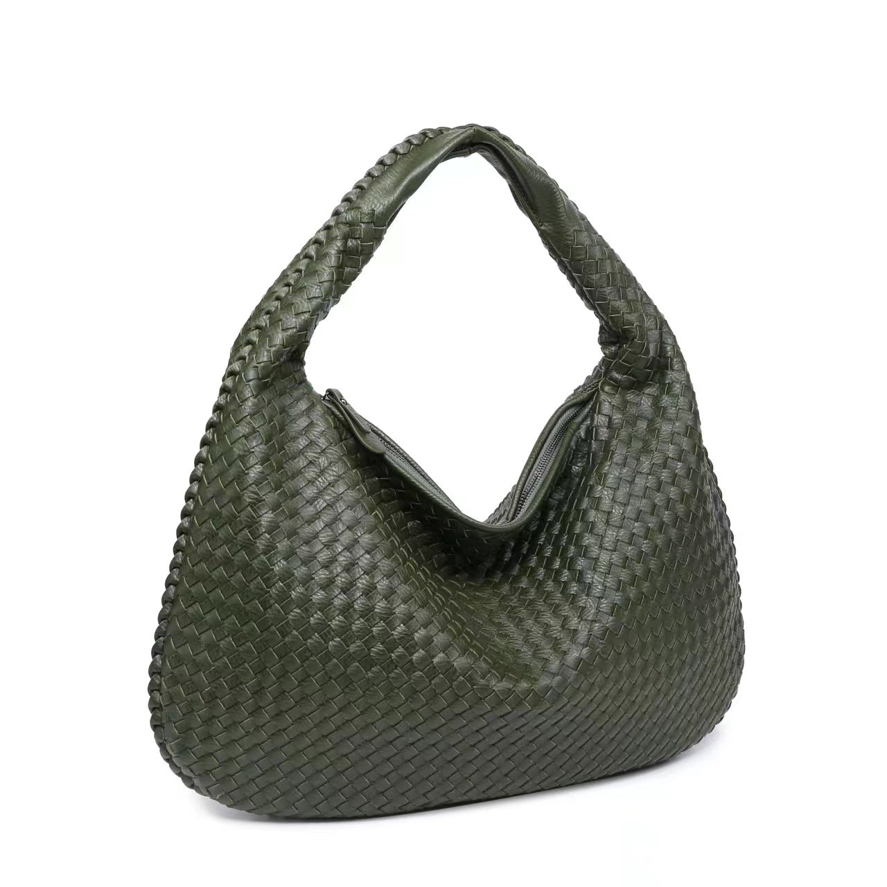 Women's Crescent Hand-woven Portable Dumpling Fashion Style Bags