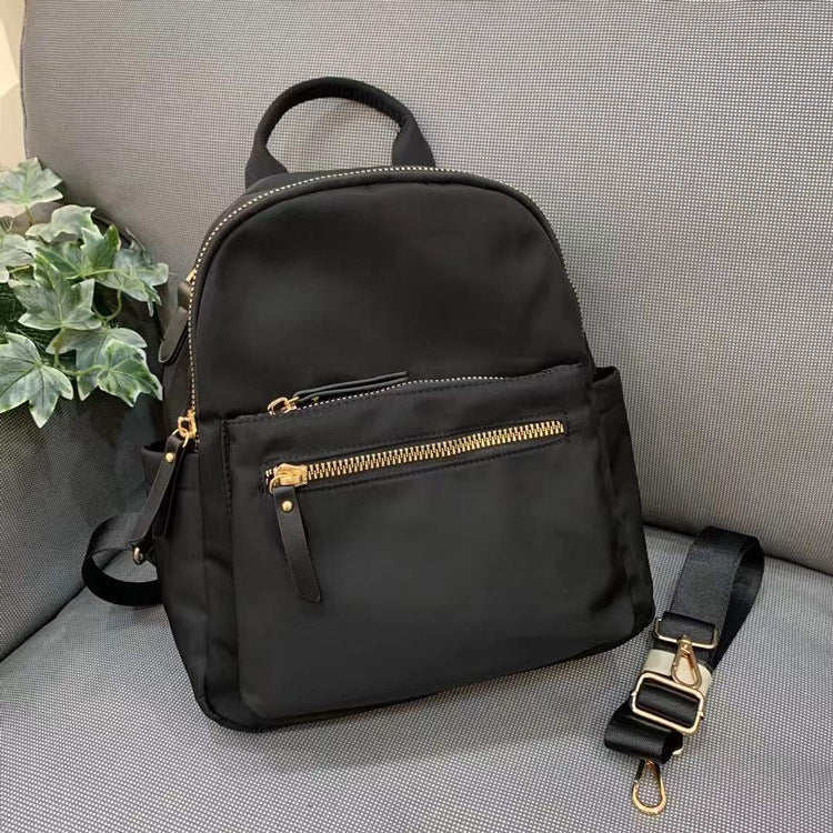 Women's Autumn Fashion Waterproof Nylon Cloth Lightweight Backpacks