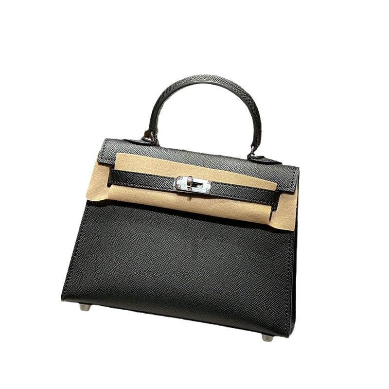 Women's Second Generation Sier Palm Print Cowhide Shoulder Bags