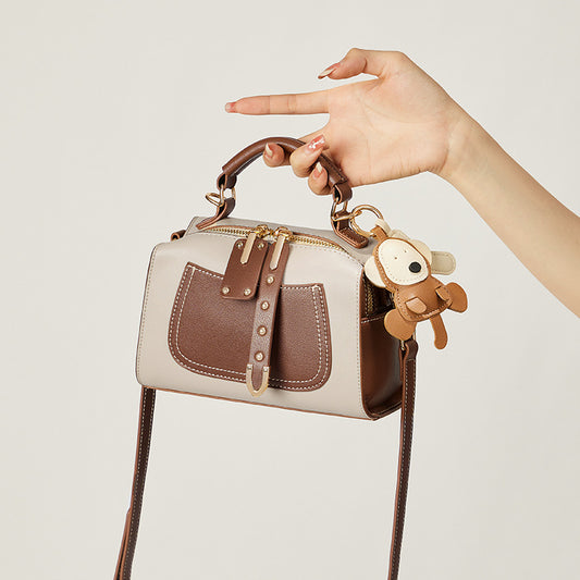 Women's Classy Elegant Leather Pillow High-grade Handbags