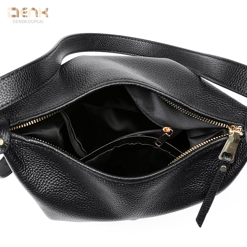 Women's Genuine Leather Fashion Large Capacity Totes Shoulder Bags
