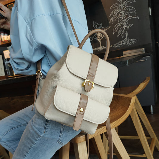 Women's Leather Trendy Soft First Layer Cowhide Backpacks