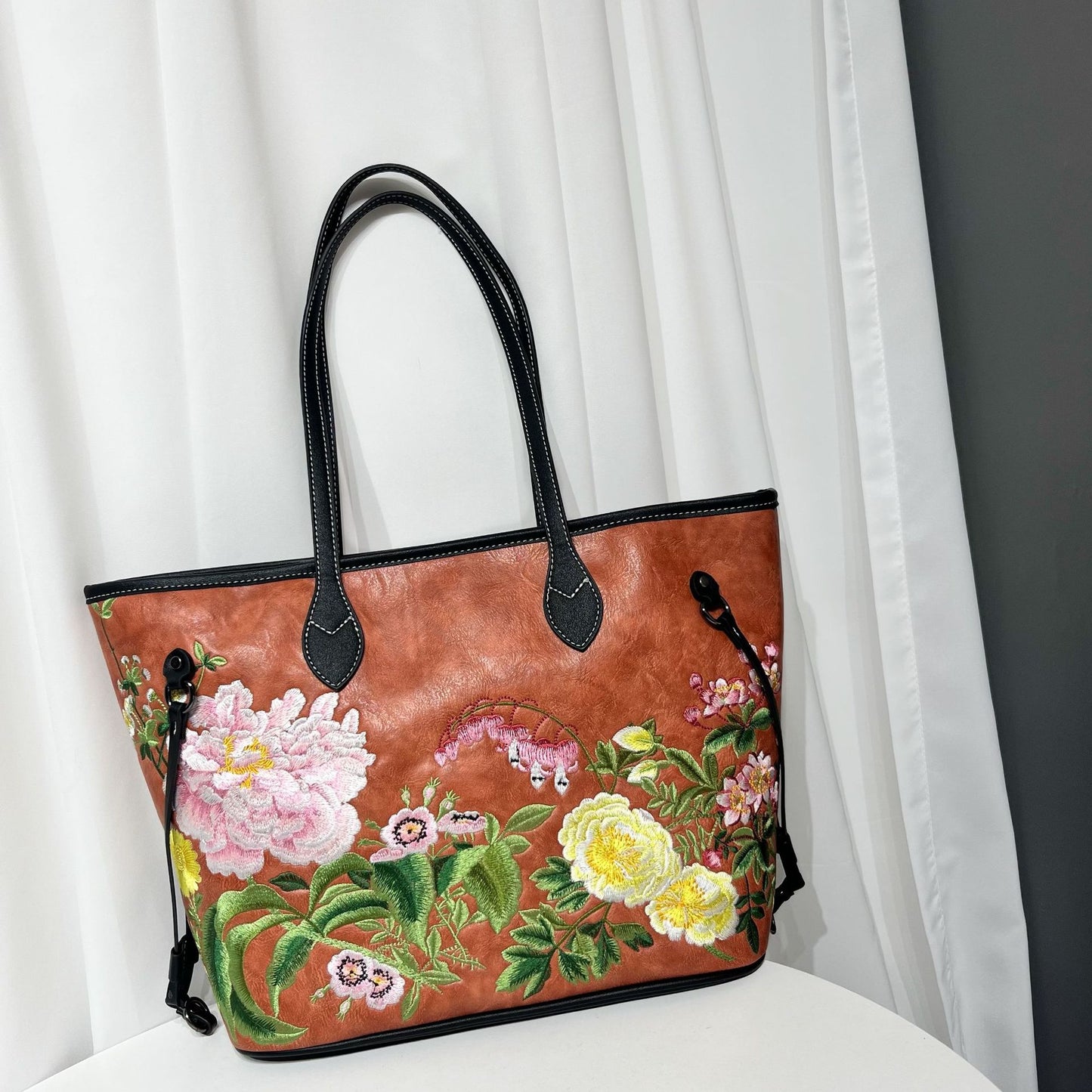 Printed Ethnic Style Textured Cheongsam Chinese Handbags