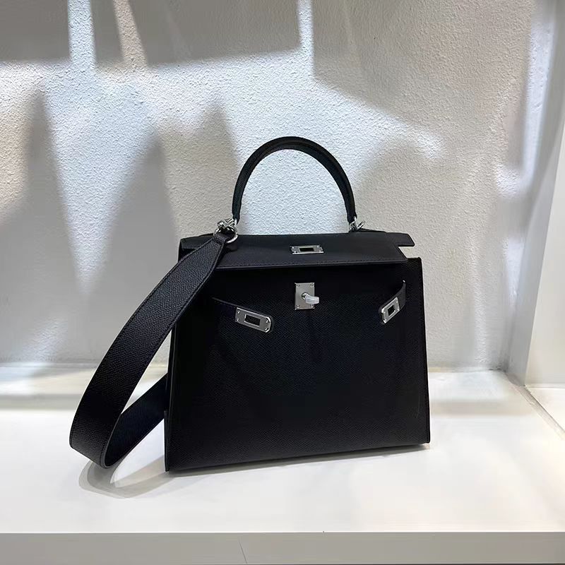 Women's Palm Print Genuine Leather Kelly Mini Bags