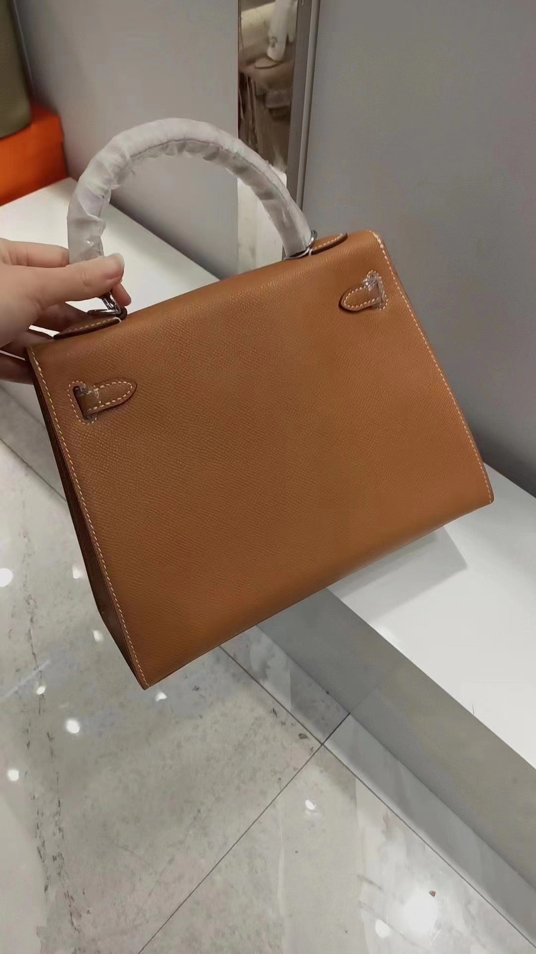 Leather Trendy Advanced Texture Portable Second Handbags