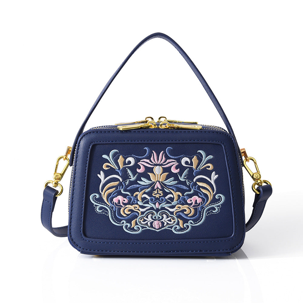 Women's Chinese Style Portable High Sense Crossbody Bags