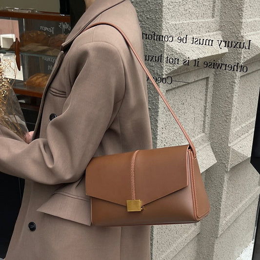 Genuine Leather Large Capacity Envelope Fashion Bags