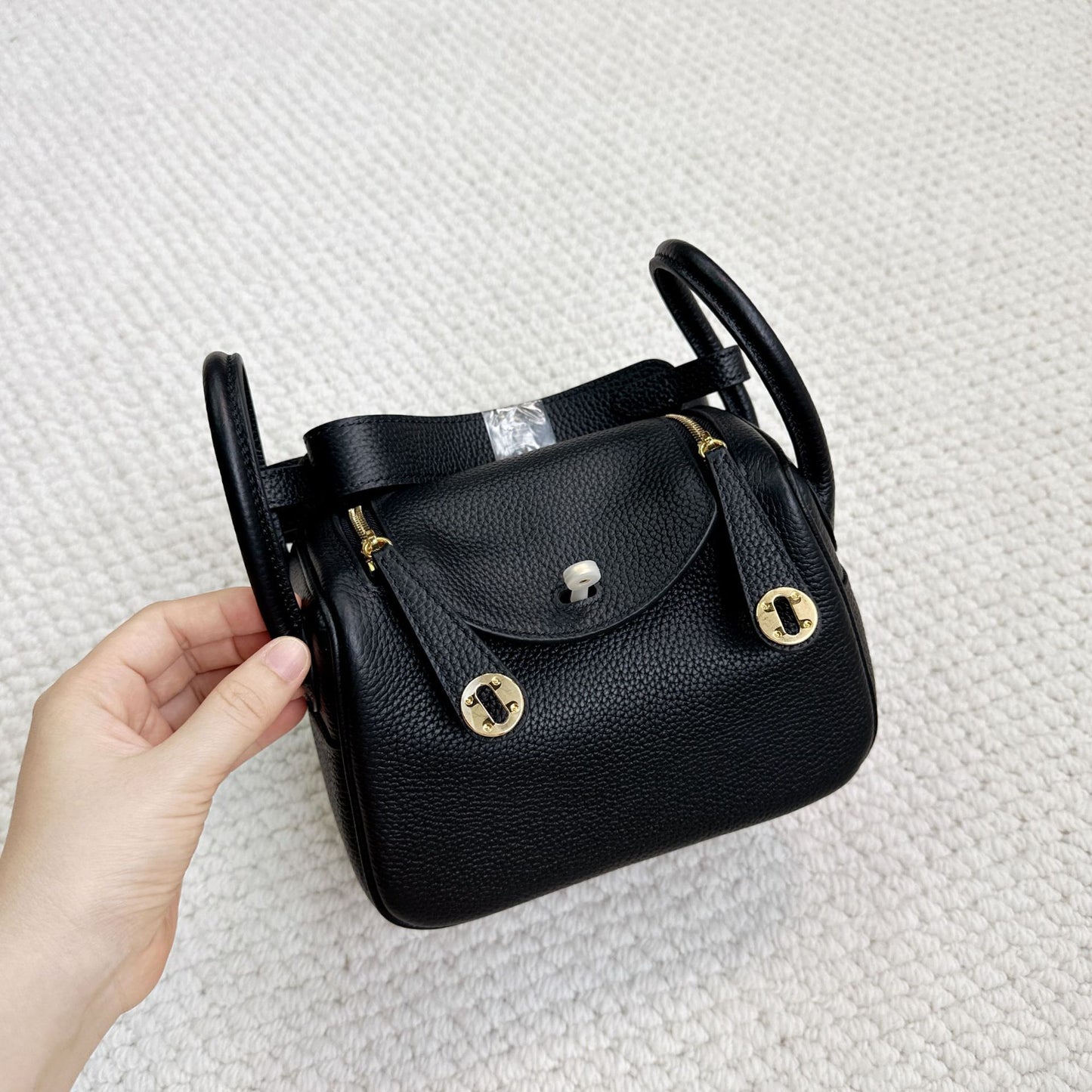 Women's First Layer Cowhide Lindy Large Capacity Bags