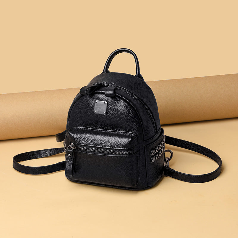 Cool Layer Cowhide Commuter Three-dimensional Stylish Backpacks