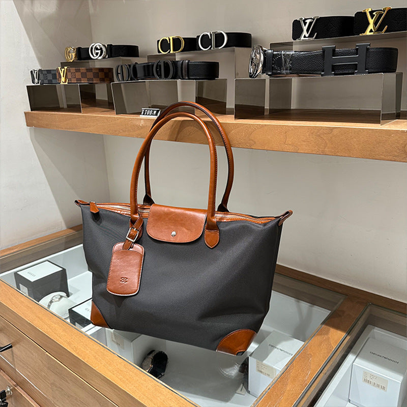 Women's Commuter Large Capacity Simple Retro Portable Handbags