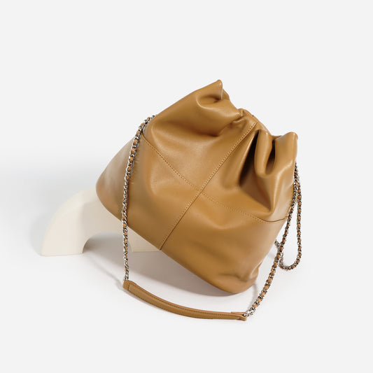 Design Fashion Soft Leather Trendy Large Crossbody Bags