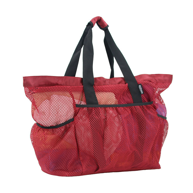 Women's Mesh Shopping Hollow Out Beach Large Shoulder Bags