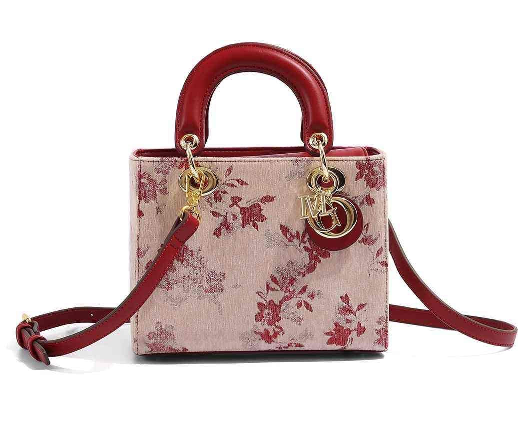 Women's Texture Diana Large Capacity Elegant Plum Handbags