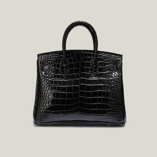 Women's Pattern Genuine Leather First Layer Cowhide Handbags