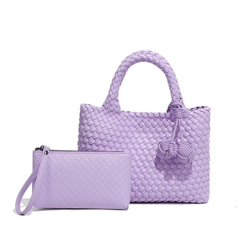 Women's Vintage Weave Vegetable Basket Fashionable Hand Bags