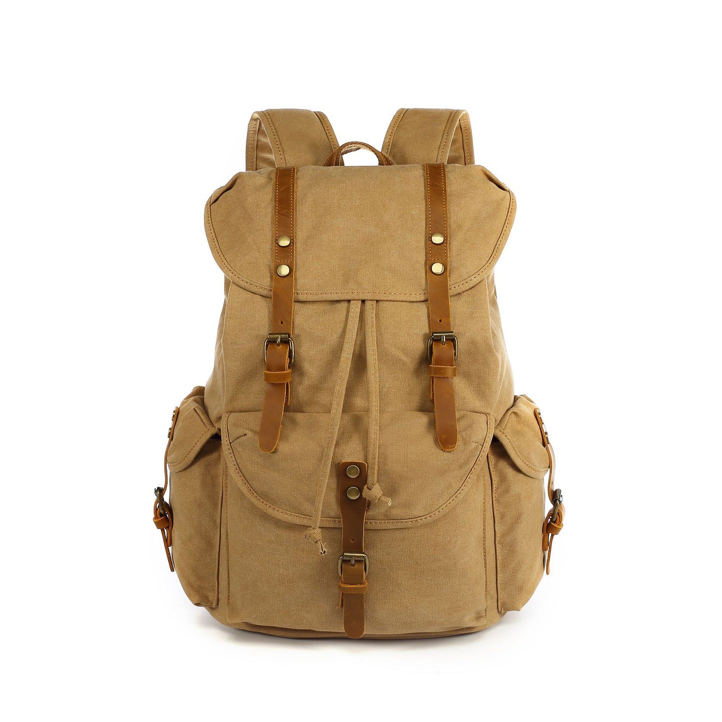 Encrypted Washed Canvas With First Layer Backpacks